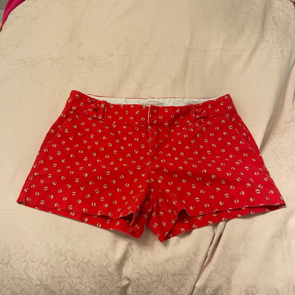 Banana republic red shorts, size 8